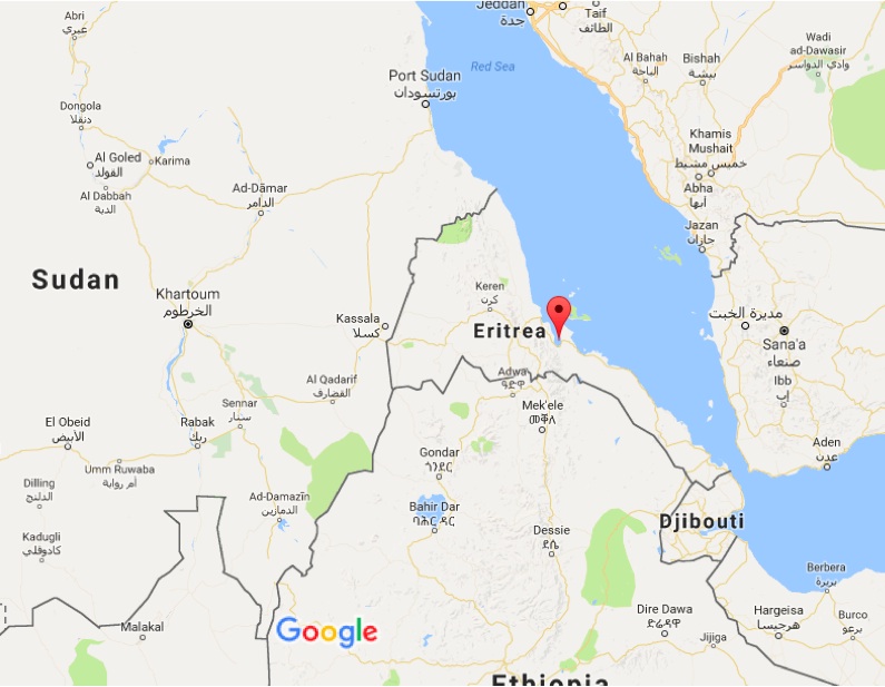 Map of Eritrea